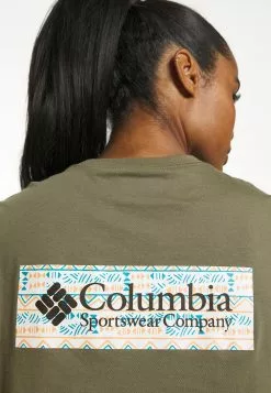 Columbia Qualité Supérieure RIVER 1/2 CROP TEE - T-shirt imprimé vêtements randonnée female -Columbia Magasin de vente 60d887bfa44f4f6ebafb233dd1c61c96