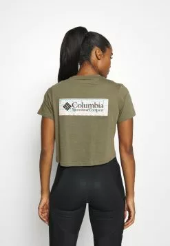 Columbia Qualité Supérieure RIVER 1/2 CROP TEE - T-shirt imprimé vêtements randonnée female -Columbia Magasin de vente e3a1cc6048af4f1e8106e0d418c989ef