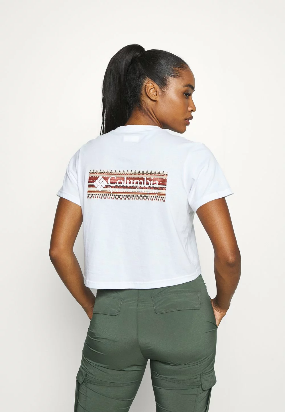 Columbia Prix Raisonnable RIVER 1/2 CROP TEE - T-shirt imprimé vêtements randonnée female 3 Columbia Prix Raisonnable RIVER 1/2 CROP TEE - T-shirt imprimé vêtements randonnée female